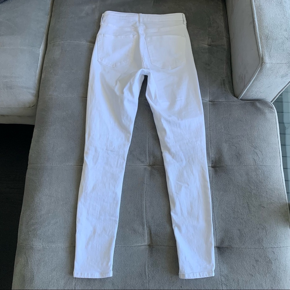 3 For $20 TOPSHOP MOTO White Distressed Jamie Jeans - Picture 4 of 8